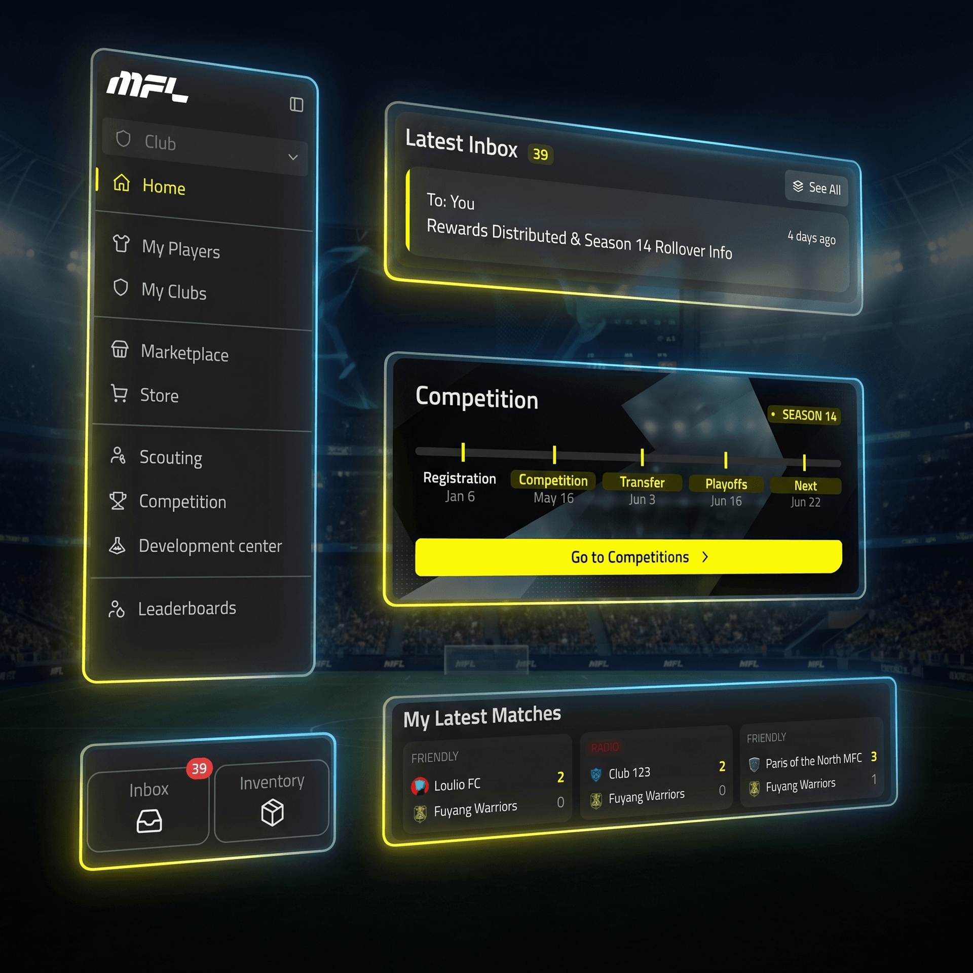 some new homepage components