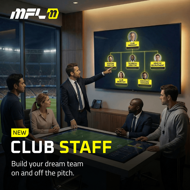 Your Dream Team, Off The Pitch: Club Staff incoming!
