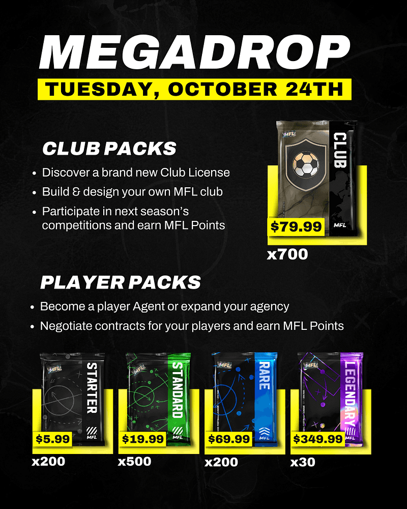 New Clubs, New Players: It’s DROP time!